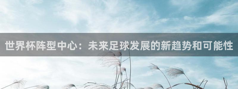 英格兰联赛杯直播:世界杯阵型中心:未来足球发展的新趋势和可能性